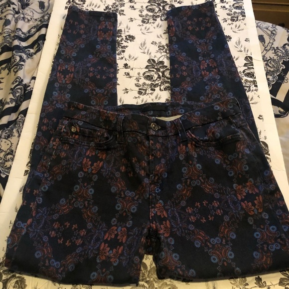 7 for all mankind paisley jeans - Picture 5 of 7